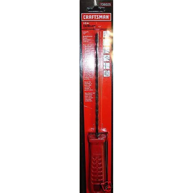 Craftsman 36025 12″ Drillsaw Drywall Plaster Wood Drill Starter