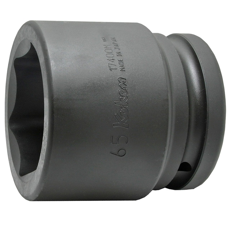 1.1/2 Sq. Dr. Socket  75mm 6 point Length 105mm