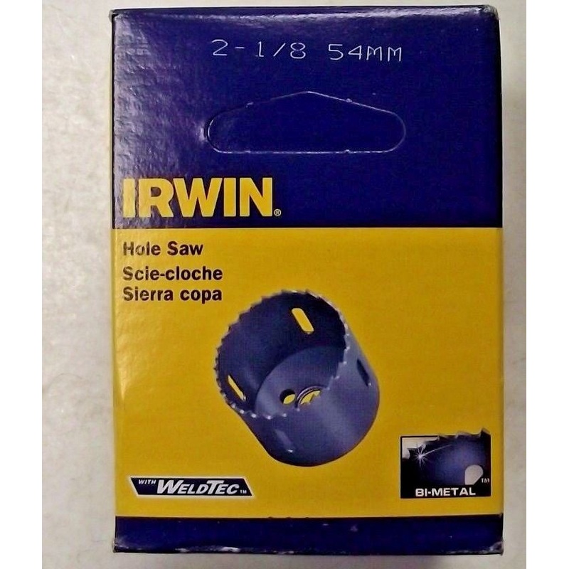 Irwin 373218BX 2-1/8″ Bi-Metal Hole Saw USA