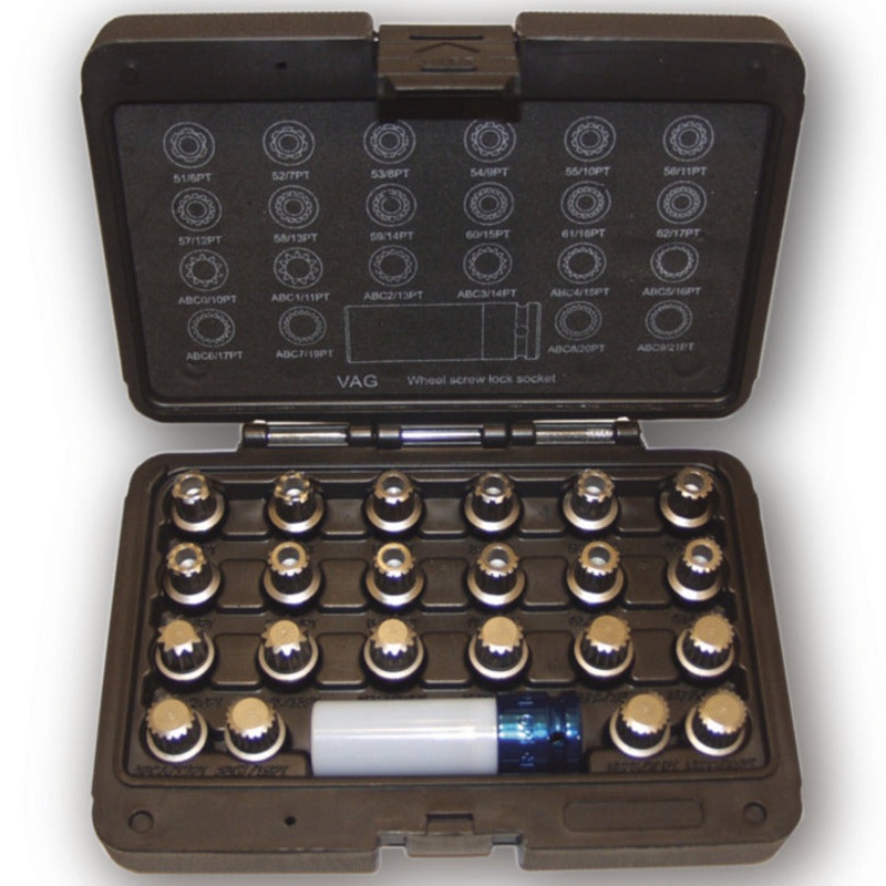 23-PC. VW/Audi Wheel Lock Key Set