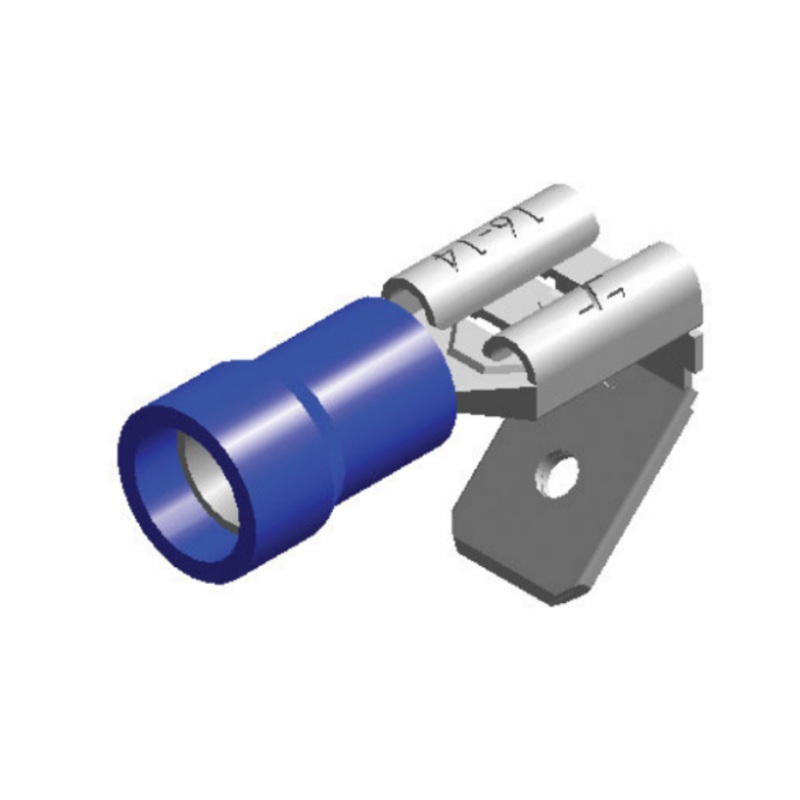 247 Lighting Blue Female Piggyback Terminal Spade 6.3mm (25pk)