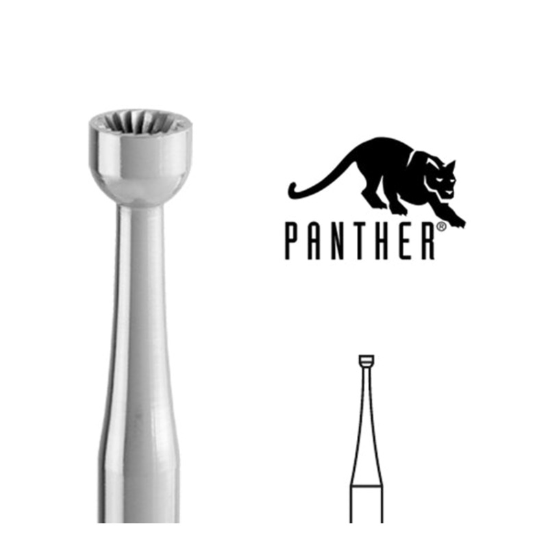 6/Pk Panther Cup Burs – 0.80 MM