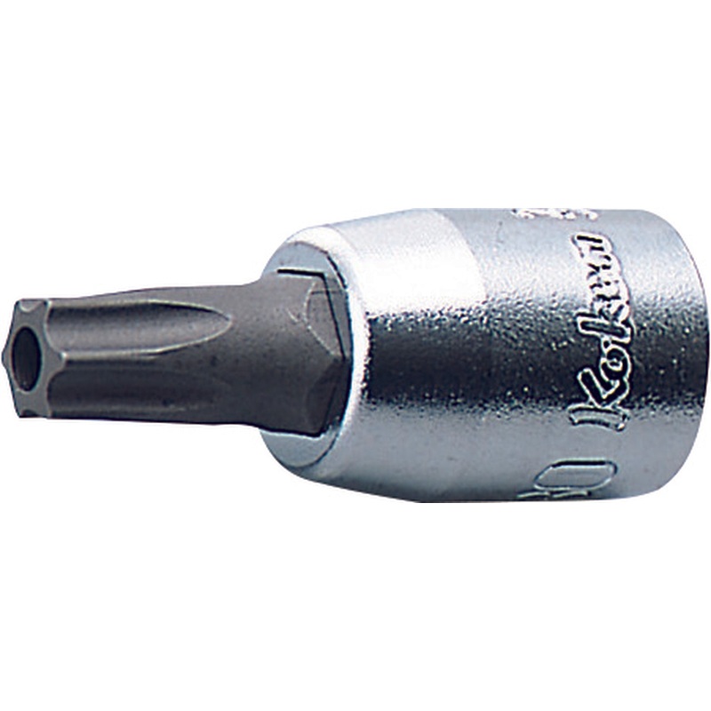 1/4 Sq. Dr. Tamper-Resistant TORX T10H Bit Socket – Length 28mm