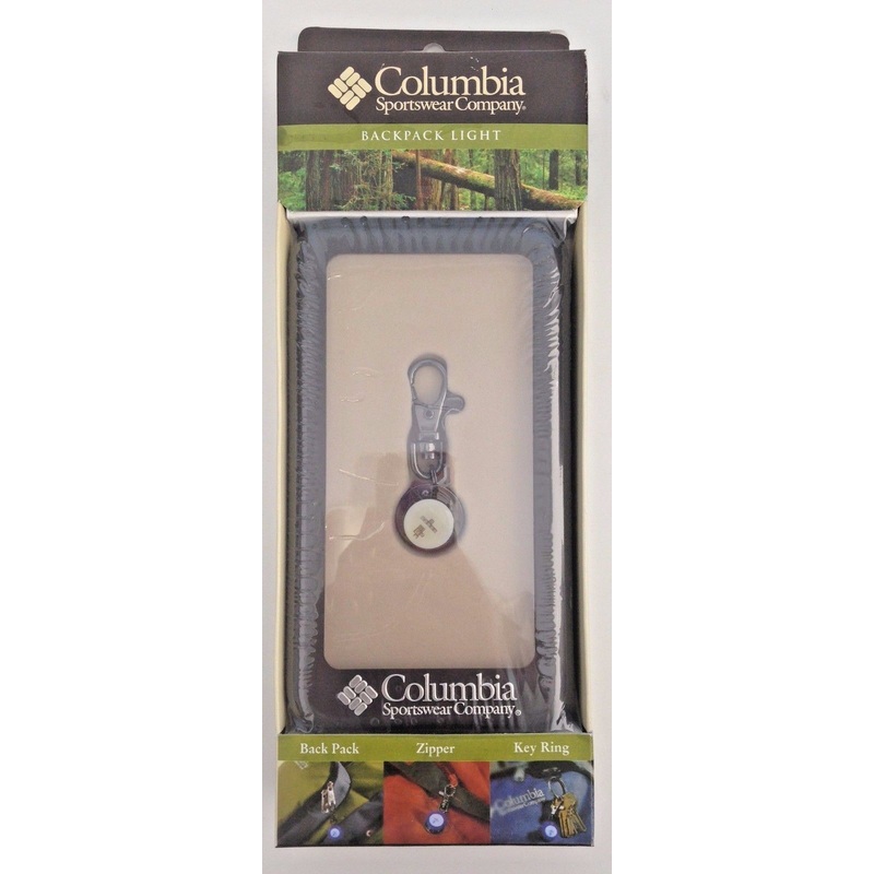 Columbia CL7470GT Blue LED Backpack Zipper or Key Ring Light