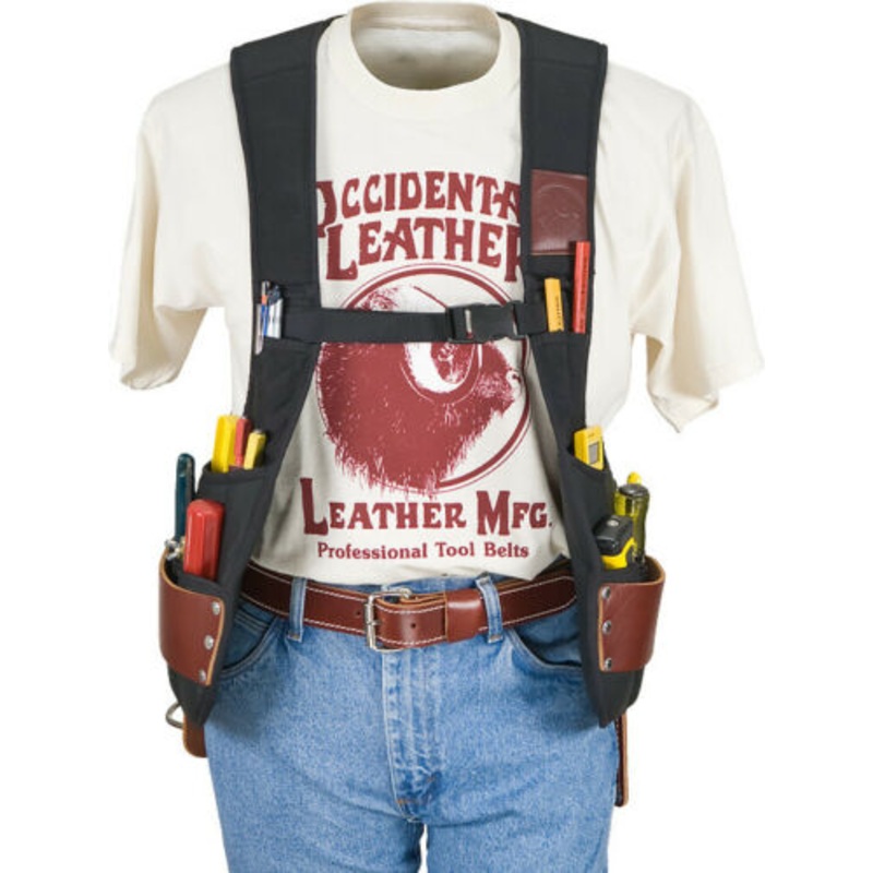 Occidental Leather 2500 Stronghold SuspendaVest Beltless Tool Belt MADE IN USA