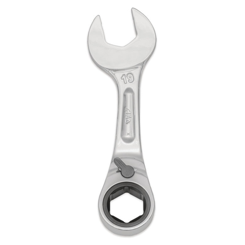 Stubby Offset Ratcheting Wrench 11mm – 6-PT.