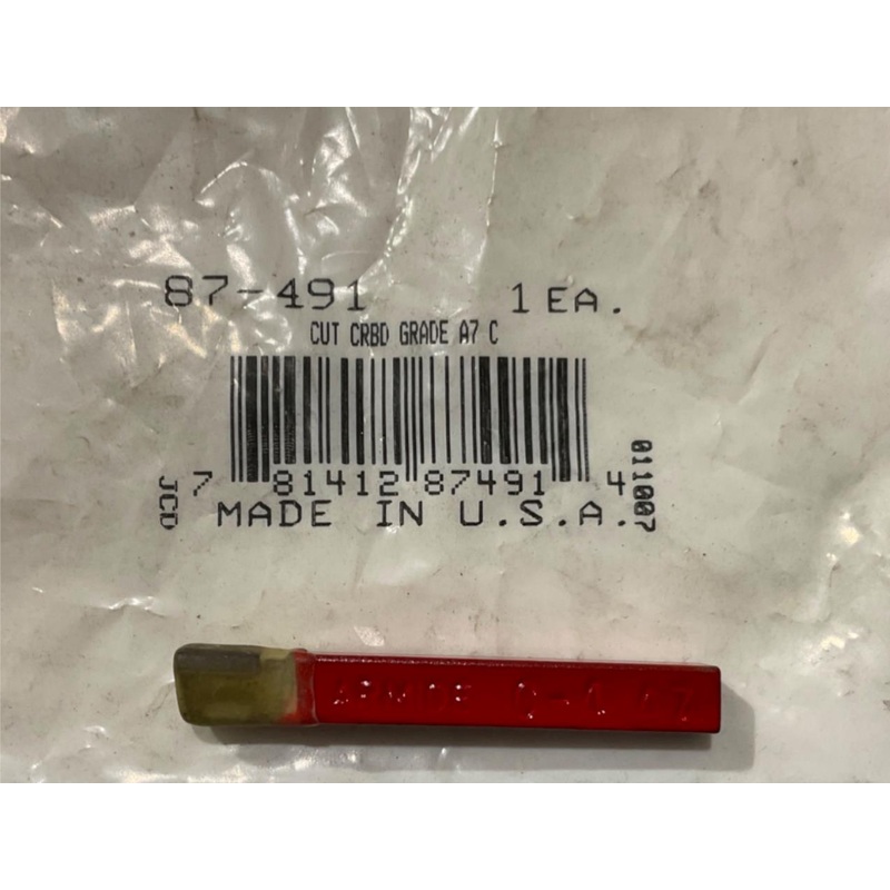 Armstrong 87-491 Cut Carbide Grade A7 C-4 USA