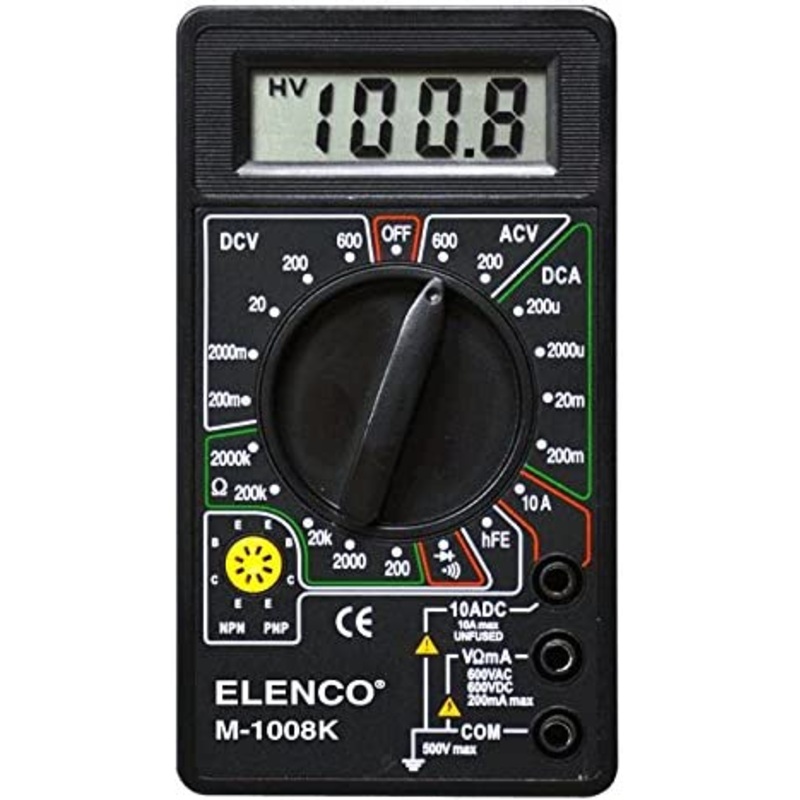 Elenco M-1008K – Digital Multimeter Solder Kit