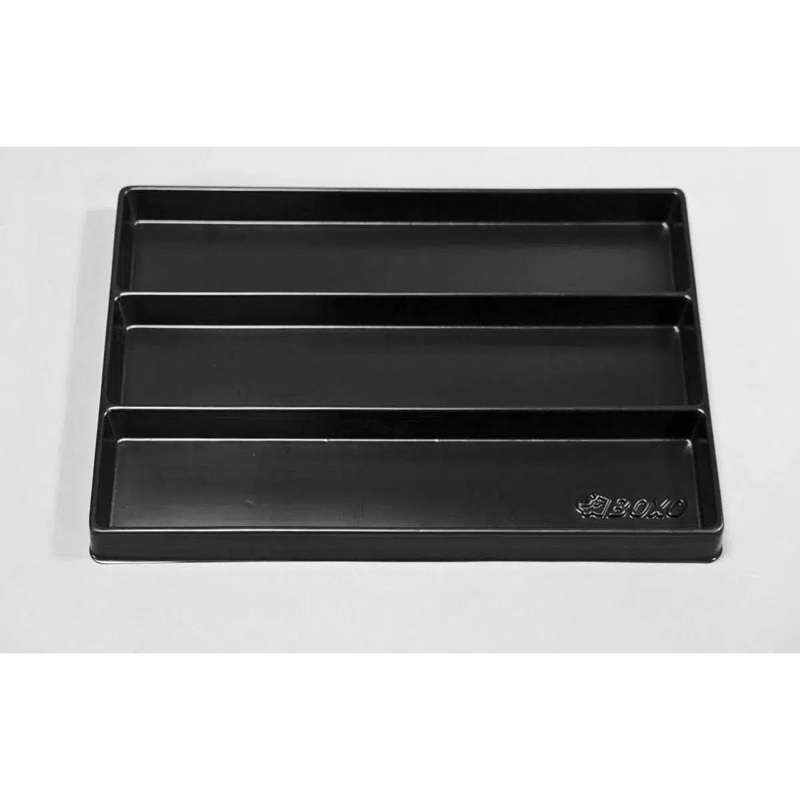 16″ Universal, 3-Section Deep Drawer Plastic Tray