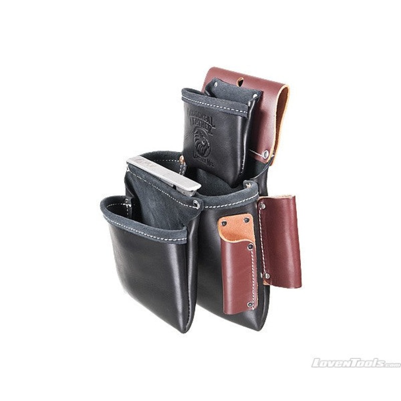 3 Pouch Pro Fastener Bag – Black B5060