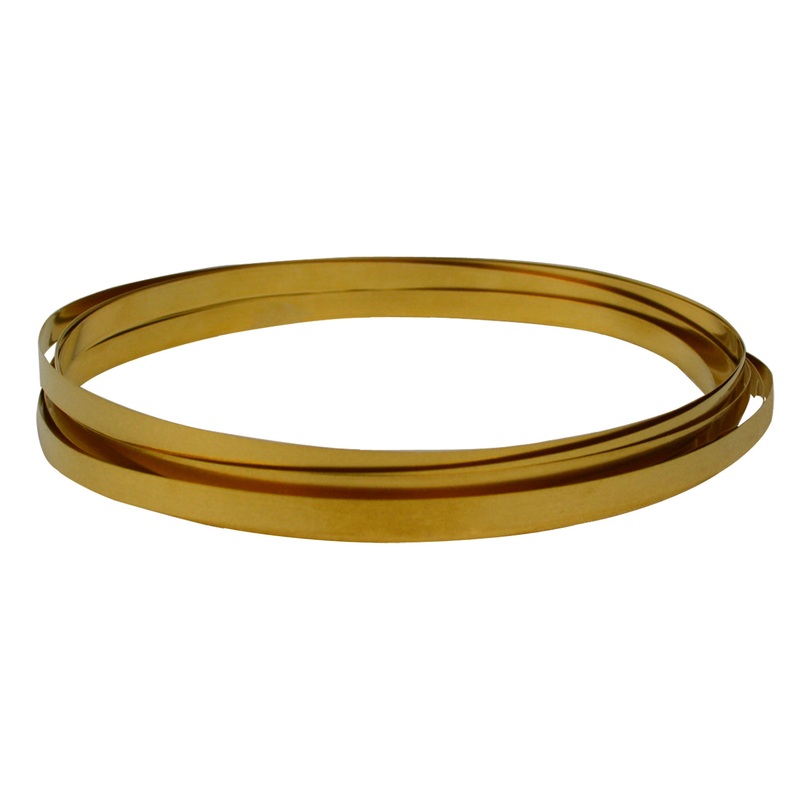 32 Gauge Red Brass Bezel Wire – 10 Feet