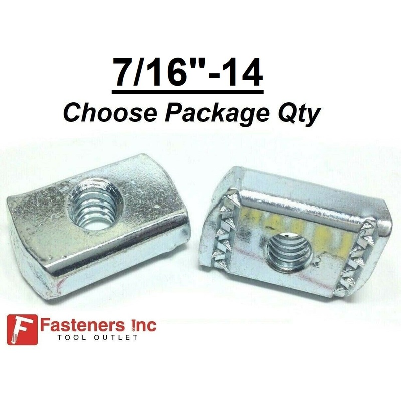 7/16″-14 Strut Nuts w/o Spring Unistrut / B-LIne Channel #4170 (P3009) QTY 10