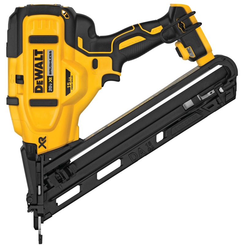 DeWalt DCN650B 20V MAX* XR 15 GA Cordless Angled Finish Nailer (Tool Only)