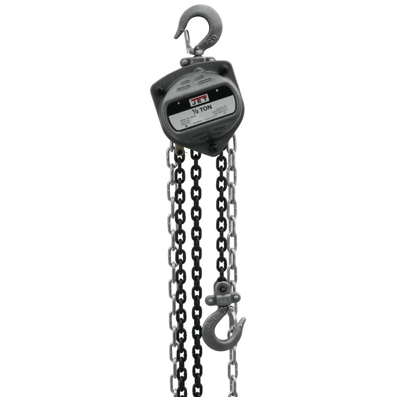 Jet JT9-101901 S90-050-15, 1/2-Ton Hand Chain Hoist With 15′ Lift