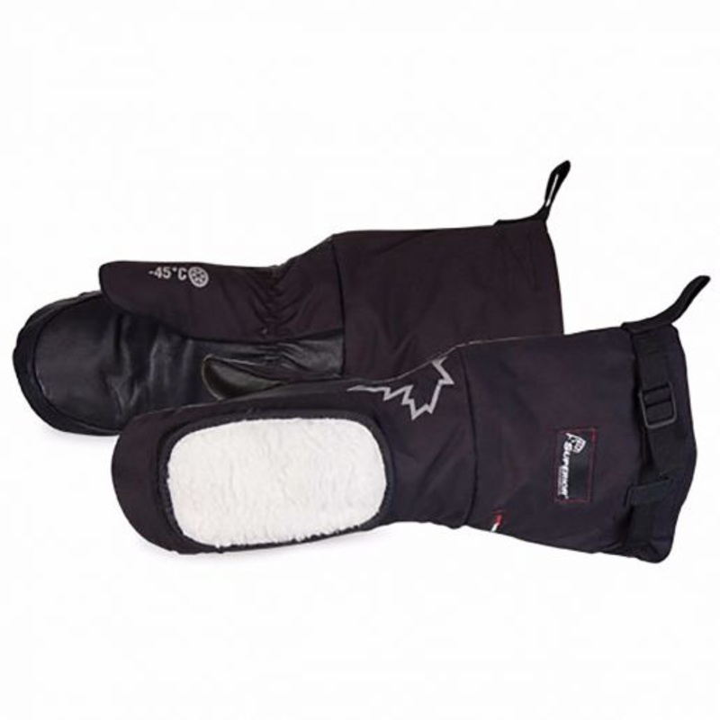 Superior Glove SNOWD200 Snowforce Deluxe -45C Calfskin Extreme Cold Weather Mitt with Removeable Fleece Liner Large