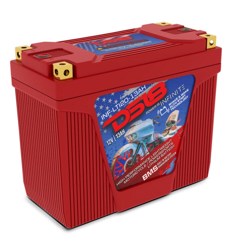INF-LTI20-13AH INFINITE 13 AH Lithium Battery YTX20 Case With Shake and Wake Technology and BMS – Perfect for Motorcycles