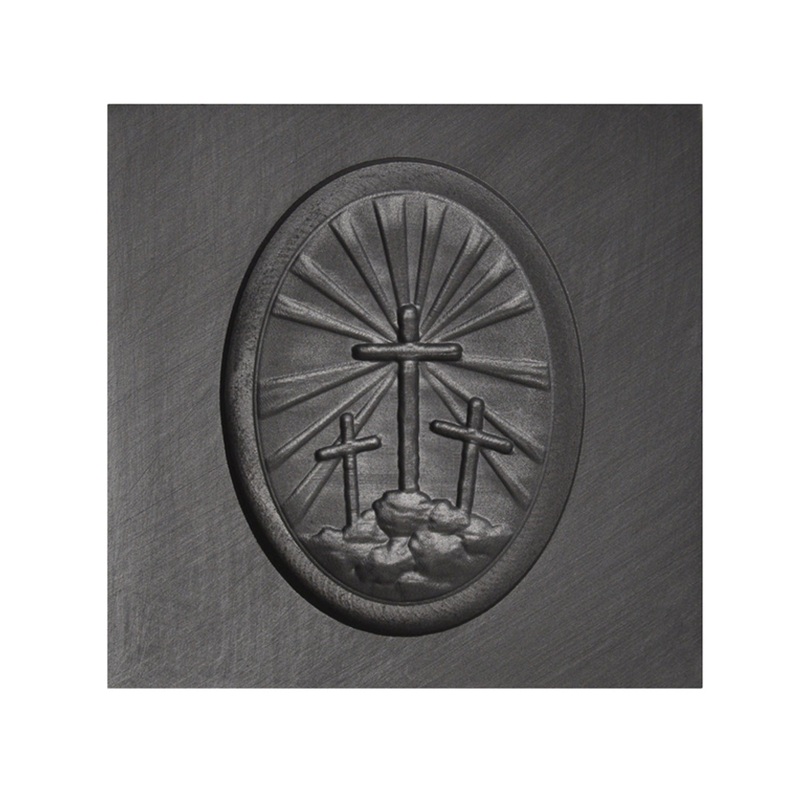 Medium – Religious Crosses on Hill 3D Graphite Ingot Mold