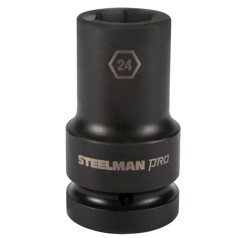1-Inch Drive x 24mm 6-Point Deep Impact Socket