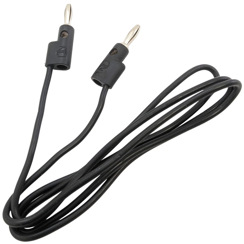 36″ Black Banana to Banana Test Lead, Stackable Plugs Default Title