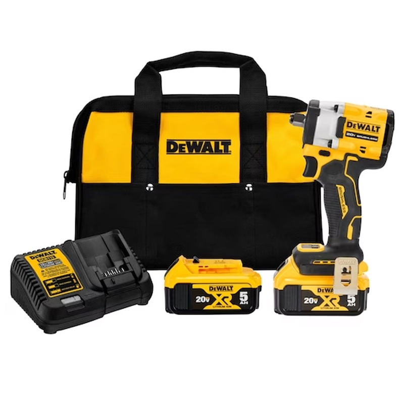 DEWALT ATOMIC 20V MAX* 1/2 in. Cordless Impact Wrench with Hog Ring Anvil Kit