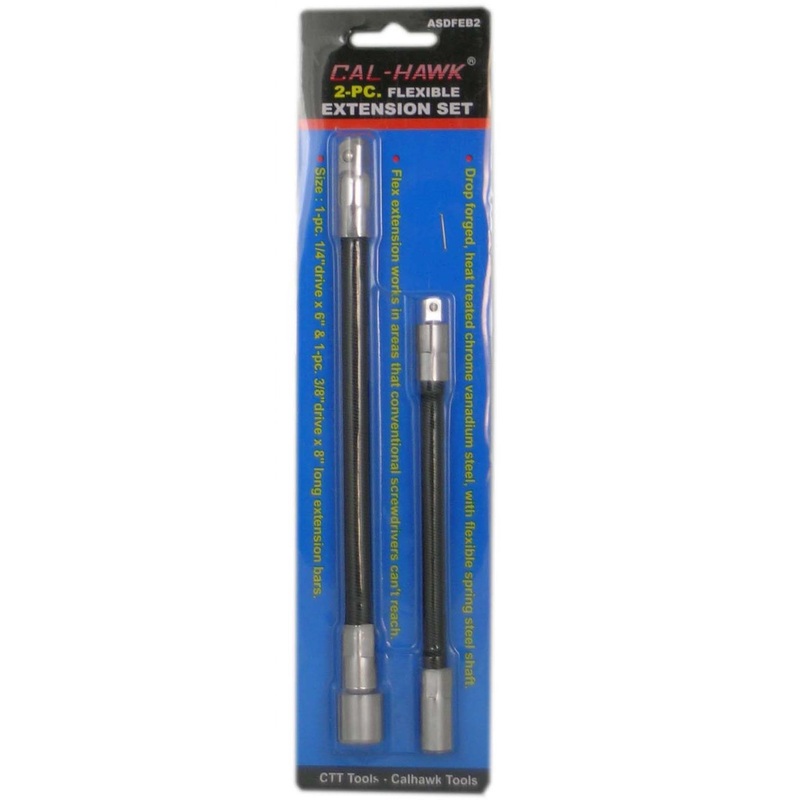 2PC FLEXIBLE EXTENSION 1/4&3/8