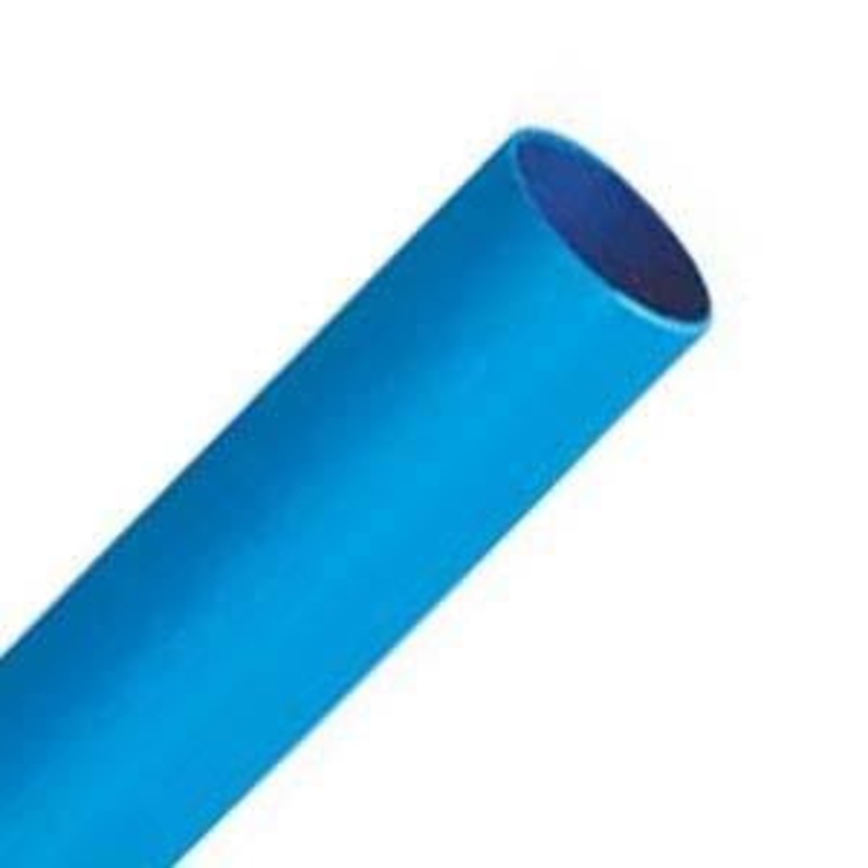 3M Polyolefin Shrink Tubing, 3/8″ Expanded I.D., 100 Feet Length, Blue