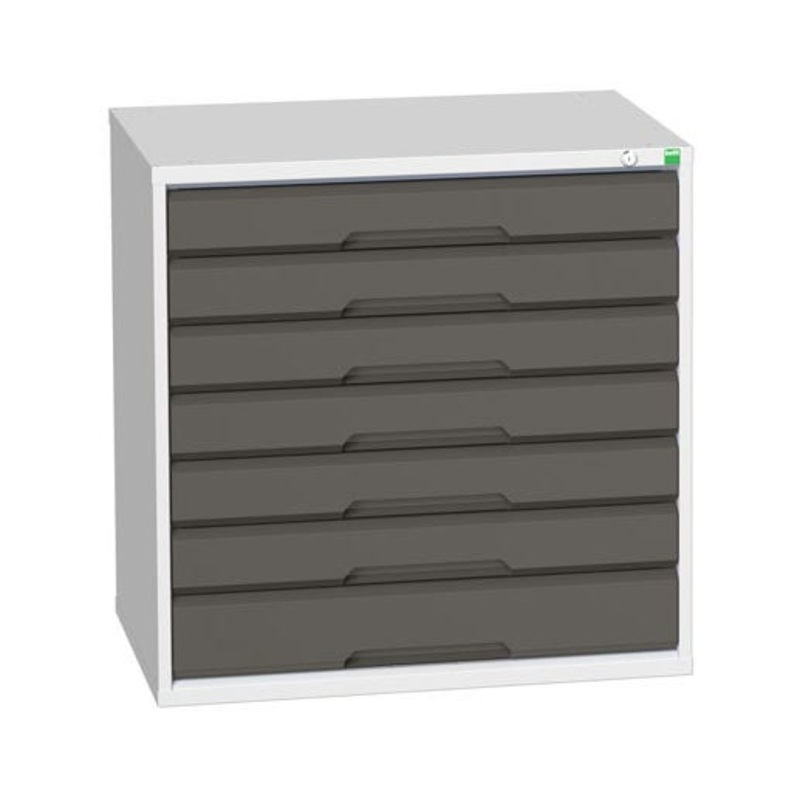 Bott 800 x 550 x 800mm Verso Drawer Cabinet With 7 Drawers Ral 7035/7016