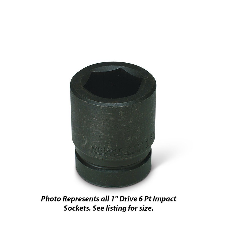 Wright Tool 8882 1″ Drive 6 Point Standard Impact Socket 2-9/16″
