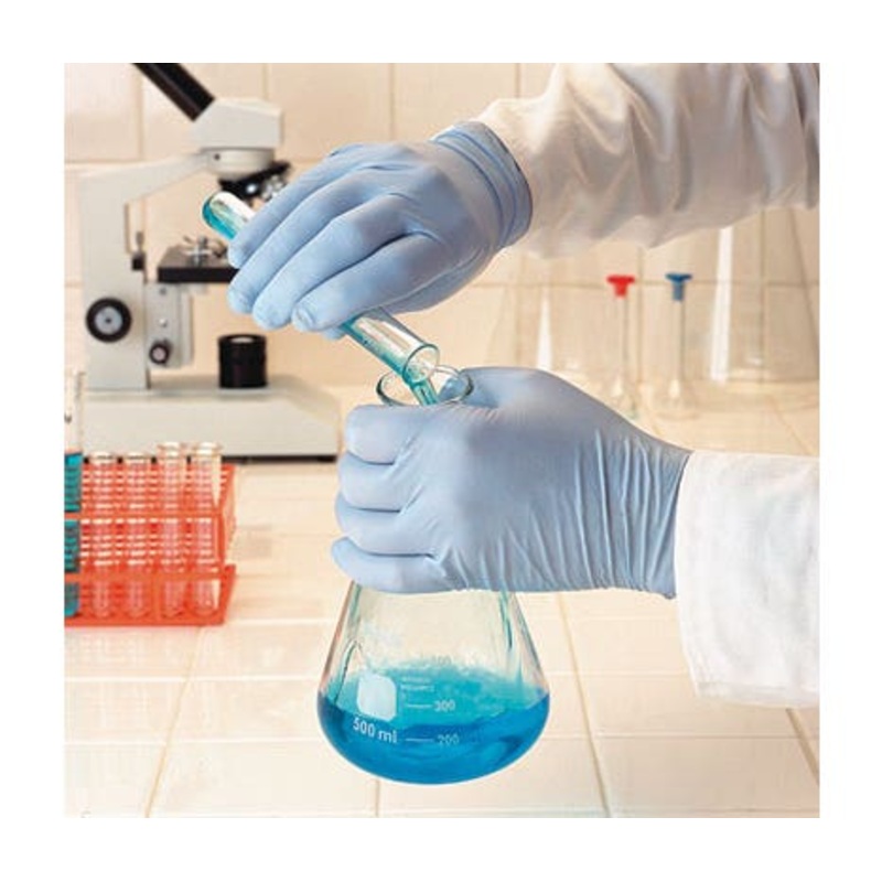 Ansell TNT 92-670 Powder Free Nitrile Disposable Gloves – Blue  | MSC Industrial Supply Co.