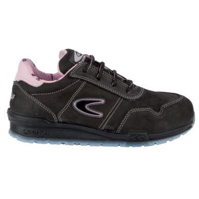 Cofra Size 7 – Alice Women’s Safety Trainers – Black/Pink