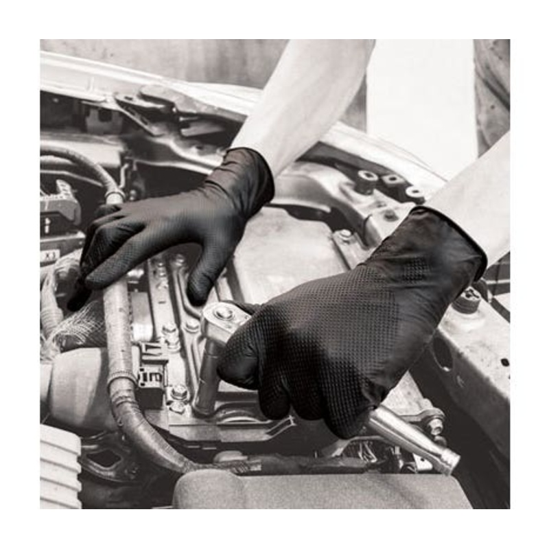 Polyco Finite HD Nitrile Disposable Gloves – Black  | MSC Industrial Supply Co.