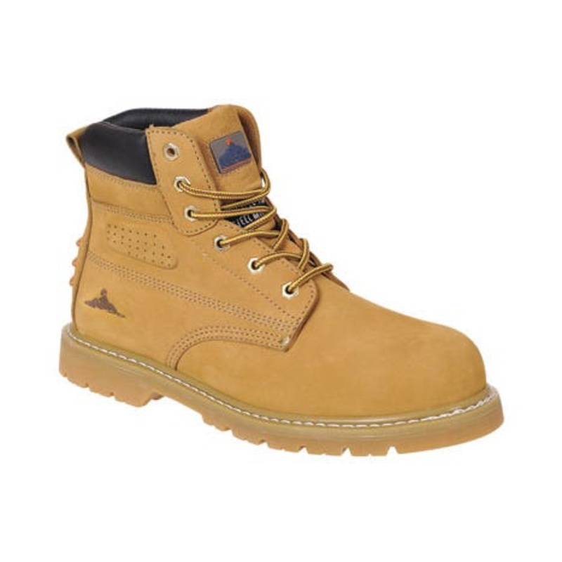 Portwest Size 10 – Steelite Welted Plus Safety Boots – Honey