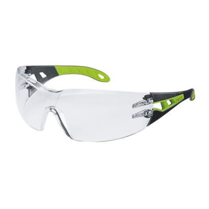 UVEX Pheos Spectacle Black /Lime Frame – Clear Lens