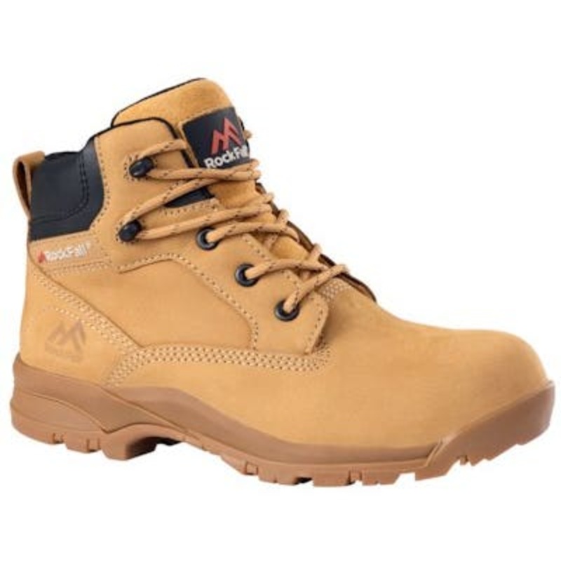 Rock Fall Size 3 Onyx Womens Safety S3 SRC Boot – Honey