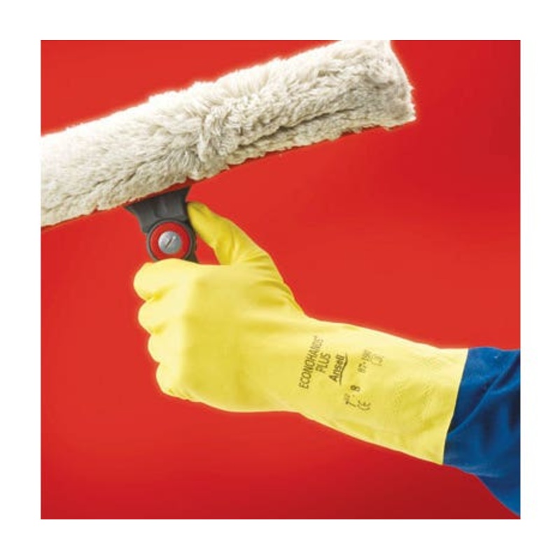 Ansell Alphatec 87-190 Extra Thin Yellow Latex Safety Gloves  | MSC Industrial Supply Co.