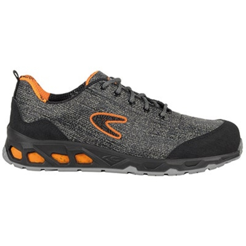 Cofra Size 7 – Reconverted Safety Trainers S1P SRC – Grey/Orange/Black