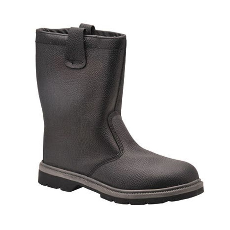 Portwest Size 11 – Steelite Rigger Safety Boots S1P/SRC – Black