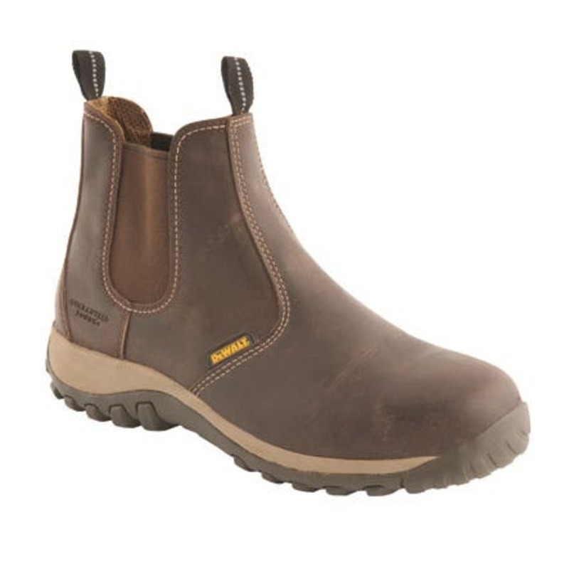 DeWalt Size 10 – Radial Safety Boots – Brown Nubuck