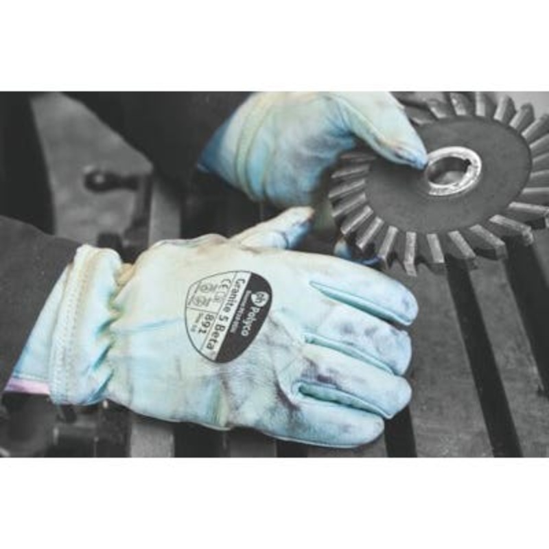 Polyco Granite 5 Leather Cut Protection Gloves  | MSC Industrial Supply Co.