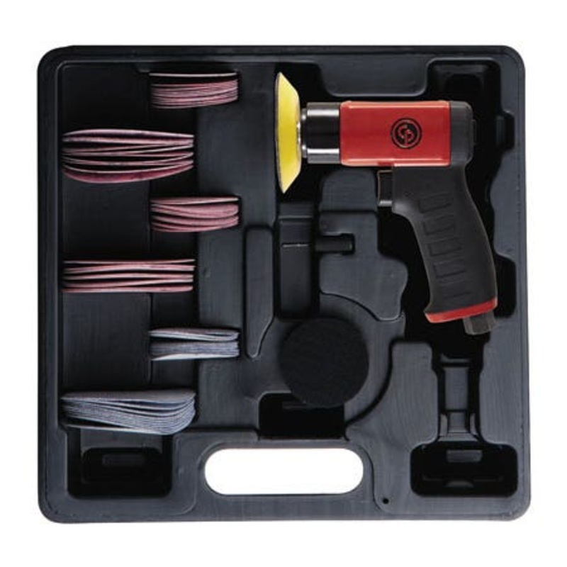 Chicago Pneumatic CP7200S Mini Random Orbital Sander Kits  | MSC Industrial Supply Co.