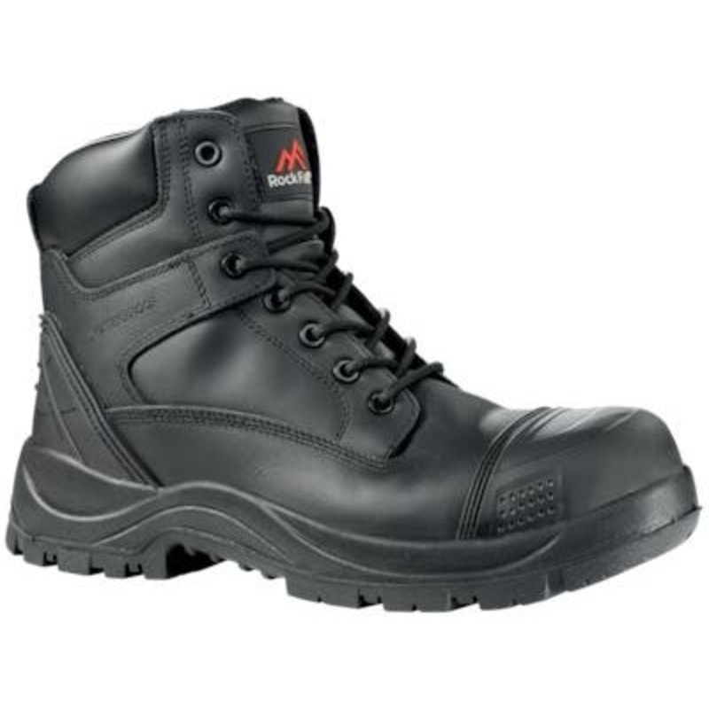Rock Fall Size 9 Slate Waterproof Safety S3 SRC Boot – Black