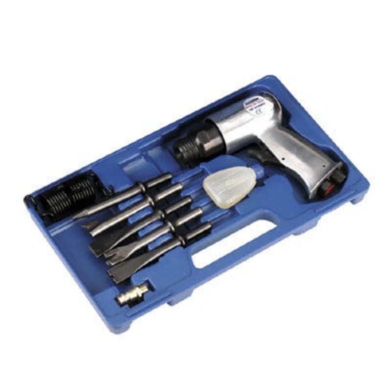 Sealey Air Hammer Kit Medium Stroke Includes Chisels 4500 BPM