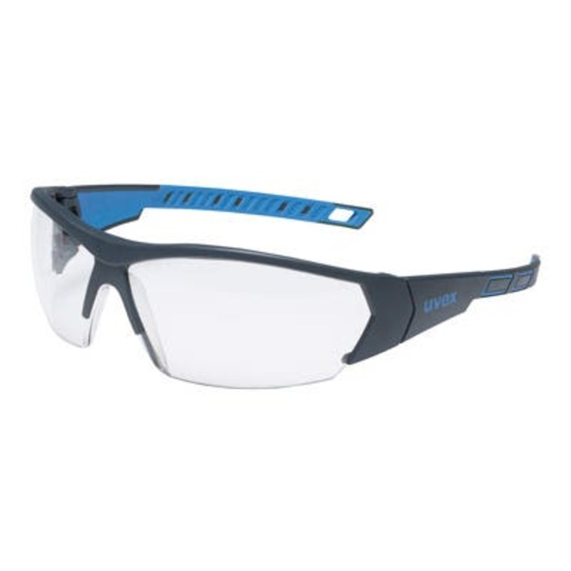 UVEX I-Works Safety Spectacle Blue Frame Polycarbonate – Clear Lens