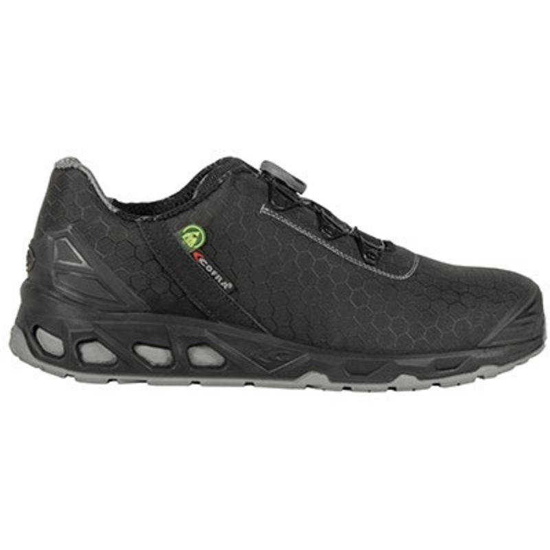Cofra Size 8 – Recuperator ESD Safety Trainers ESD S3 SRC – Black/Grey