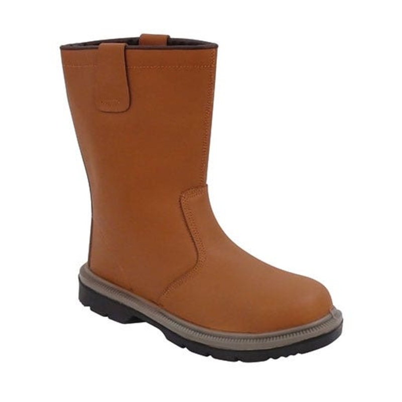 Portwest Size 6 – Steelite Rigger Safety Boots S1P/SRC – Tan