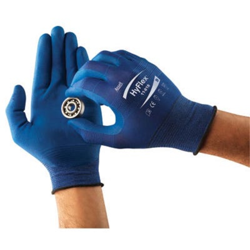 Ansell Hyflex 11-818 Nitrile Coated Safety Gloves  | MSC Industrial Supply Co.