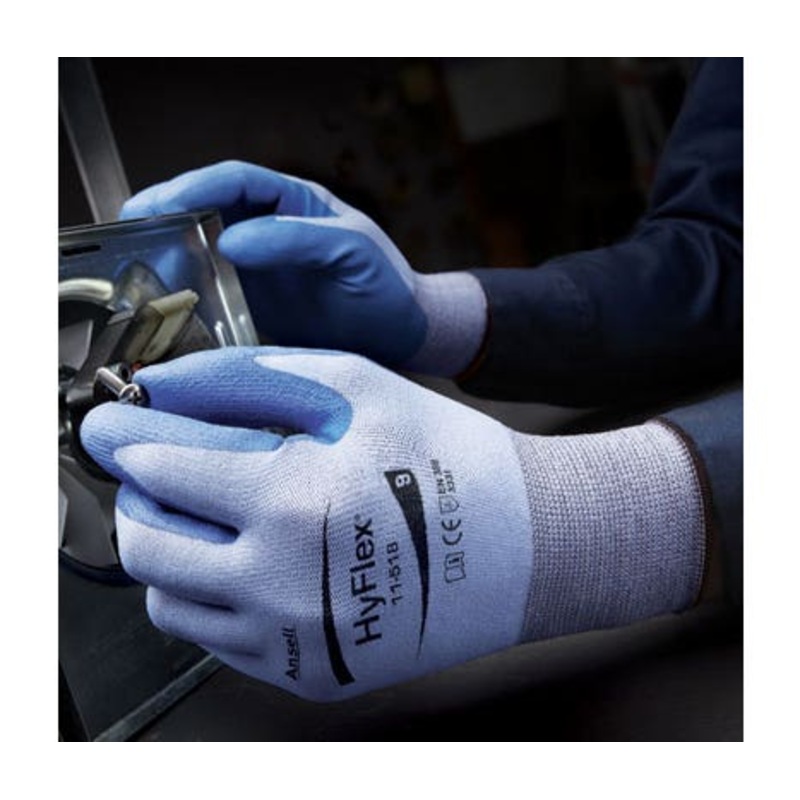 Ansell Hyflex 11-518 Safety Gloves  | MSC Industrial Supply Co.