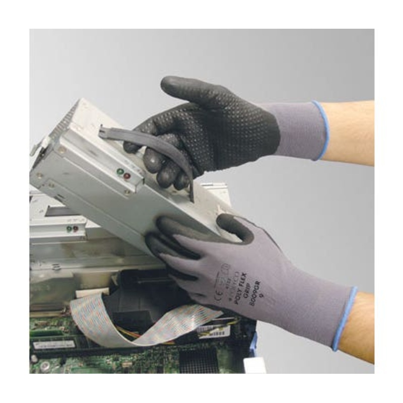 Polyco Polyflex Dot Palm Safety Gloves  | MSC Industrial Supply Co.