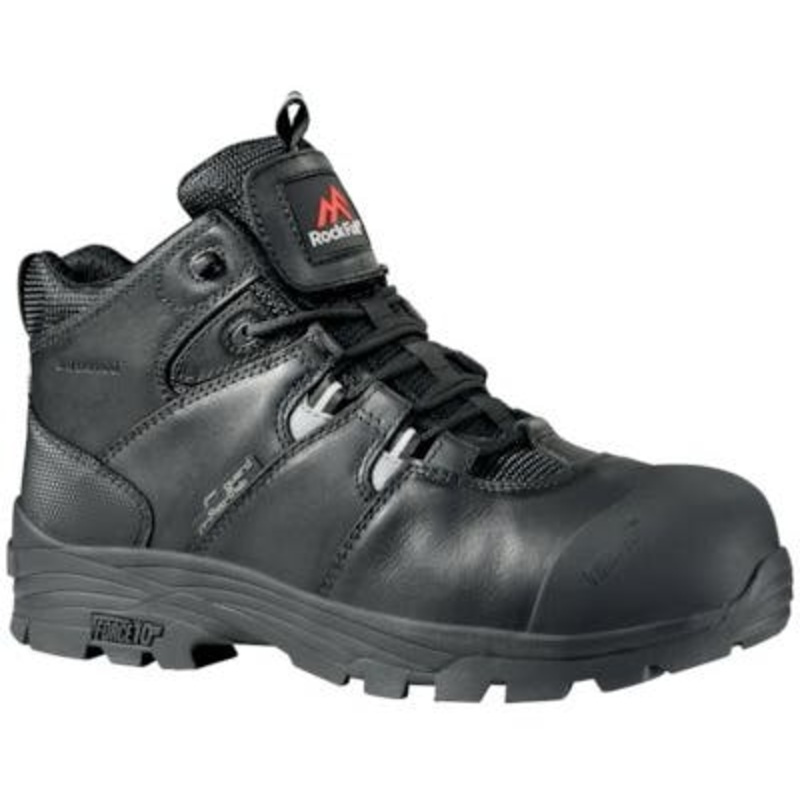 Rock Fall Size 6 Rhyolite Metatarsal Protection Safety Boots – Black