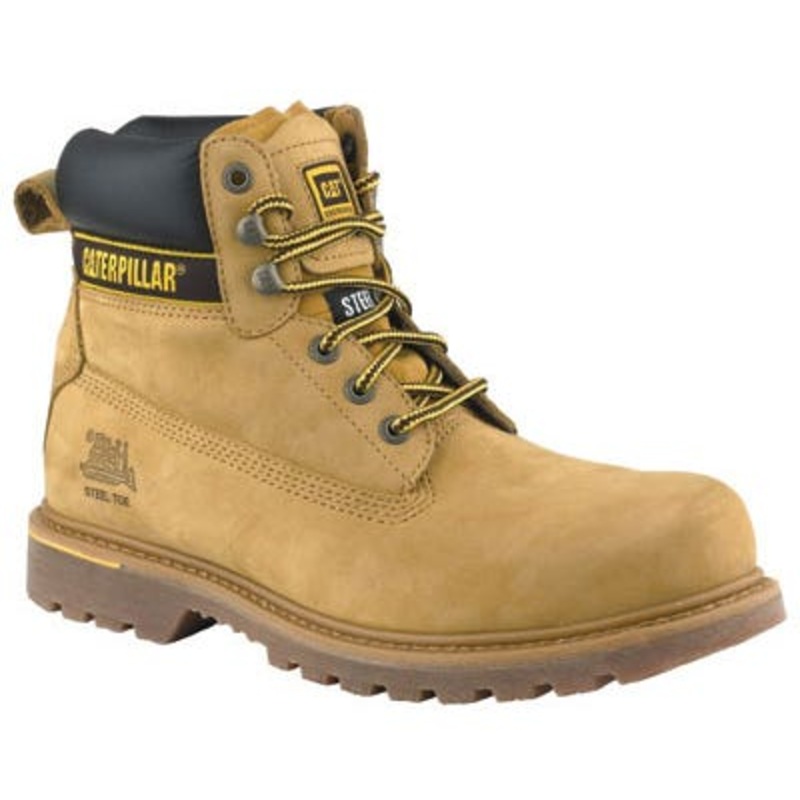 Caterpillar Size 10 – Holton Safety Boots – Honey